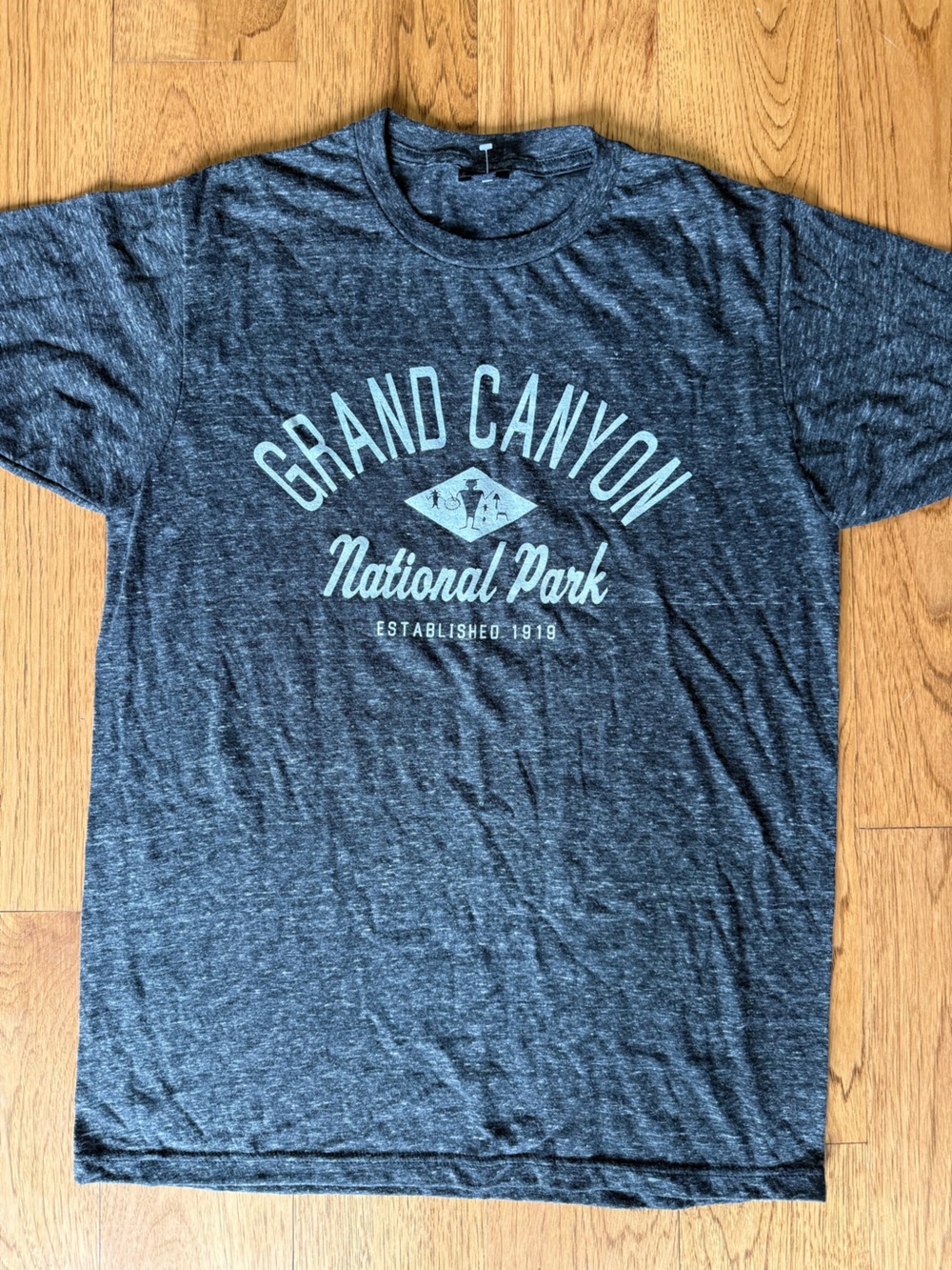 Grand Canyon National Park Graphic Tee - Men's Short Sleeve, Dark Gray